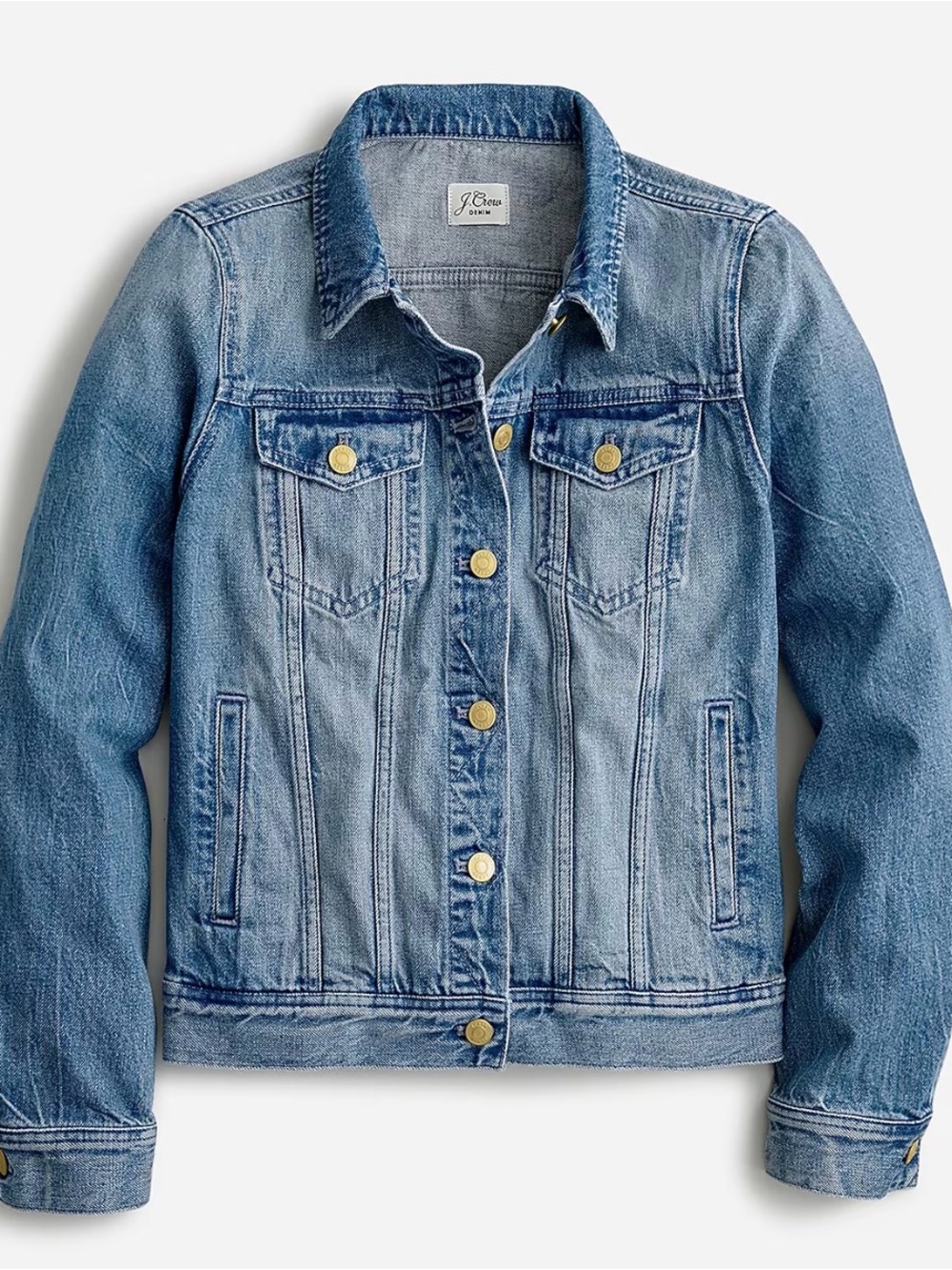 J. Crew Classic Blue denim jacket, XS